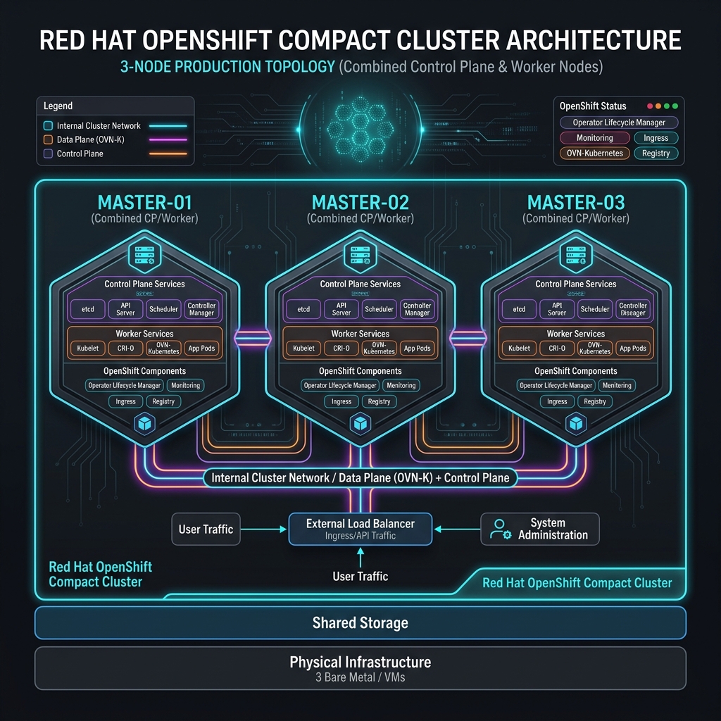 Red Hat OpenShift Compact Cluster